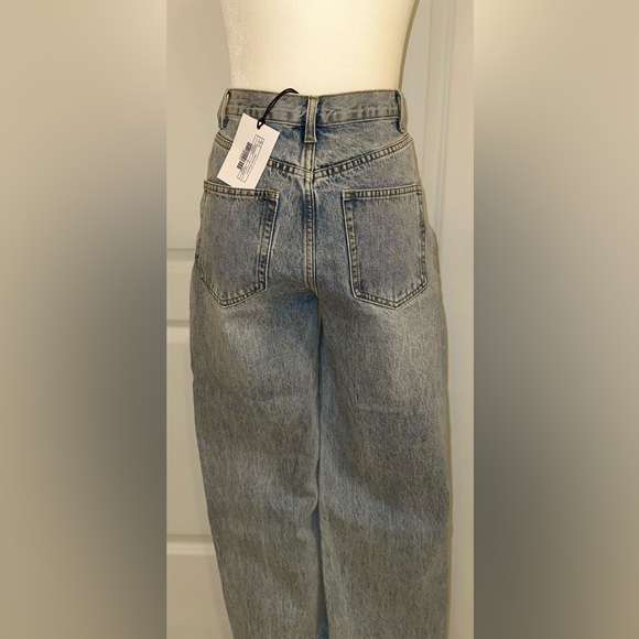 ASYMMETRIC WRAP JEANS